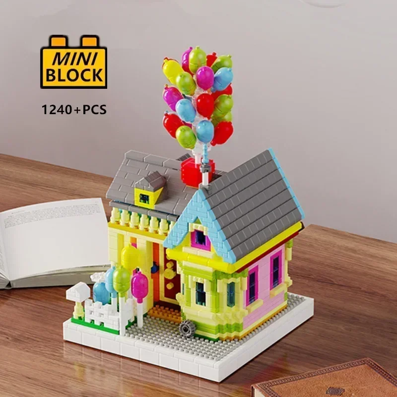 Building Block Mini - Микро-мини-блоки: Конструктор «Дом-шар» с персонажами из