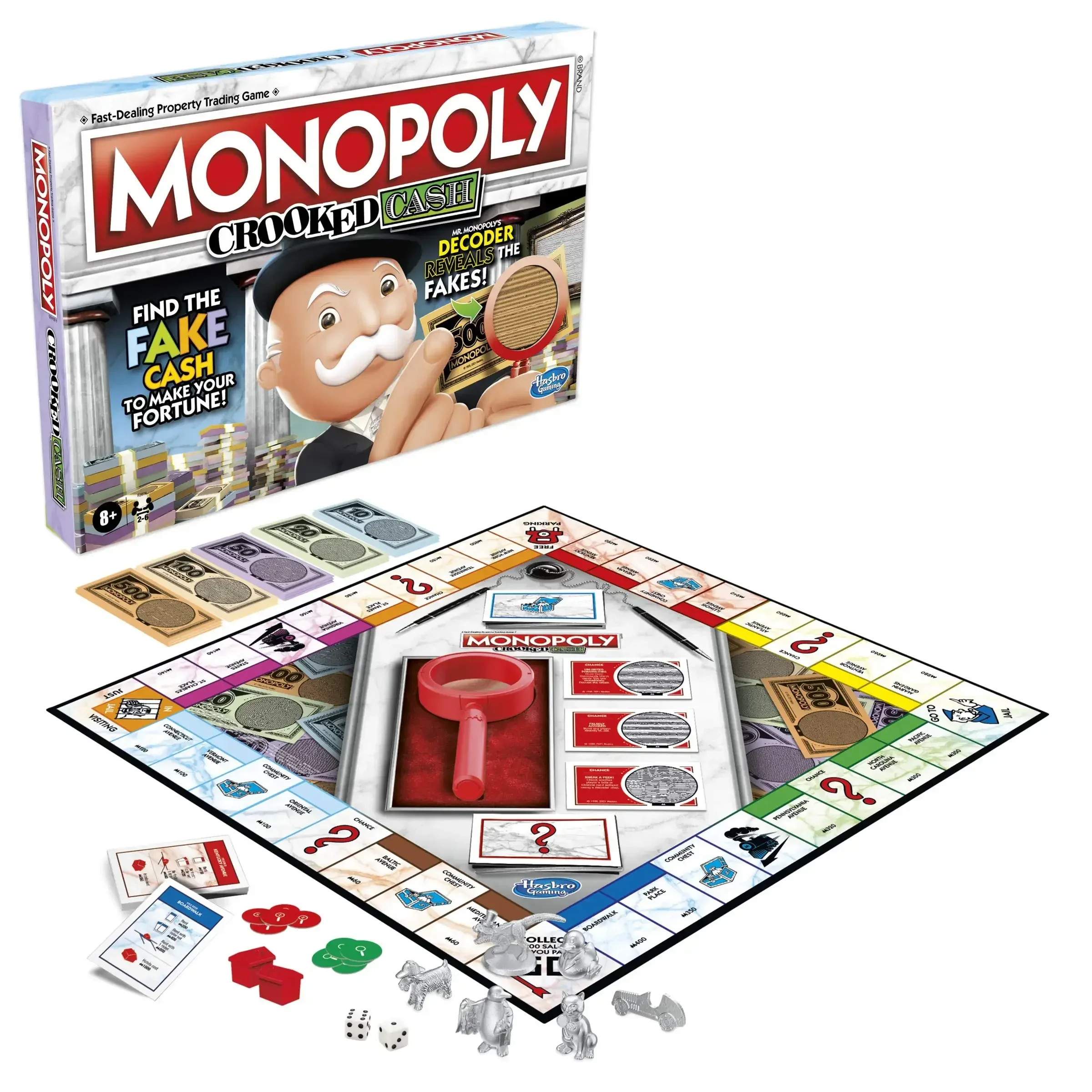 Hasbro Game Monopoly - Настольная игра Hasbro Monopoly Crooked Cash